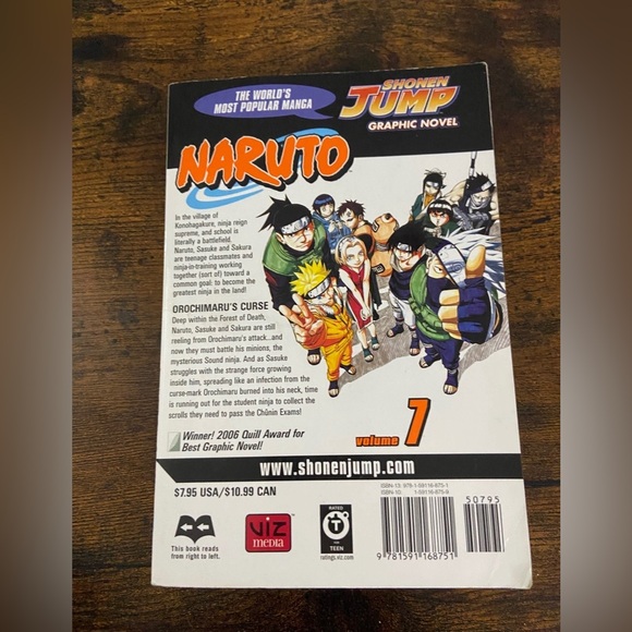 Naruto volume 7 manga - Picture 2 of 4